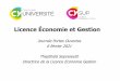 Licence Économie et Gestion - CY Tech