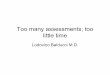 Too many assessments; too little time