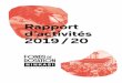 Rapport d’activités 2019 / 20
