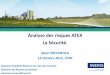 Analyse des risques ATEX La Sécurité. - INERIS