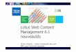 Lotus Web Content Management 6.1 nouveaut©s - IBM - United States
