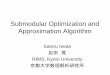 Submodular Optimization and Approximation Algorithm -
