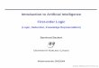 Introduction to Artificial Intelligence First-order Logic