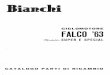 Bianchi Falco 63 Super e Special - Catalogo parti di ricambio
