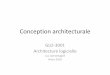 Conception architecturale - Université Laval