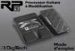 Processeur Guitare à Modélisation - Audiofanzine