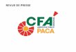 REVUE DE PRESSE - CFA RAP PACA