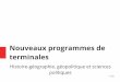 Nouveaux programmes de terminales - ac-nice.fr