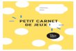 PETIT CARNET DE JEUX