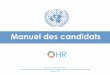 Manuel des candidats - UN Careers