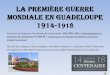 La première guerre mondiale en Guadeloupe 1914-1918