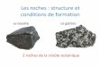 Les roches : structure et conditions de formation