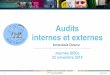 Audits internes et externes - Sciencesconf.org