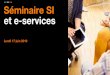 Séminaire SI et e-services - Wholesale France