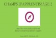 CHAMPS D’APPRENTISSAGE 2 - Blog de l'Université de La 
