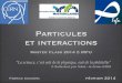 Particules et interactions - Institut national de physique 