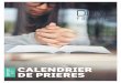 SEPT-OCT CALENDRIER 2020 DE PRIERES