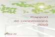 Rapport de concessions 2010 - SIED 70