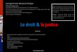 Le droit & la justice