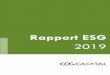 Cahier ESG CDGK 2020 - CDG CAPITAL - Groupe CDG