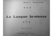 La Langue Bretonne - IDBE