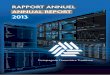 RAPPORT ANNUEL ANNUAL REPORT 2013