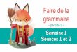 Semaine 1 Séances 1 et 2 - Académie de Poitiers
