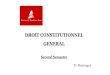 DROIT CONSTITUTIONNEL GENERAL - pour la culture juridique 
