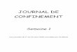 JOURNAL DE CONFINEMENT - Collège Lucien Colon