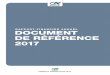 RAPPORT FINANCIER ANNUEL DOCUMENT DE RÉFÉRENCE 2017