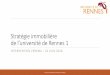 Stratégie immobilière de l’université de Rennes 1