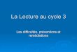 La Lecture au cycle 3 - ac-nancy-metz.fr