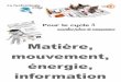 Matière, mouvement, énergie, information