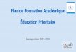 Plan de Formation Académique Éducation Prioritaire