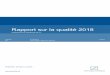 Rapport sur la qualité 2018 - Spitalinfo