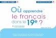 Où apprendre le français 19 - Paris