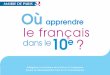Où apprendre le français 10 - Réseau Canopé