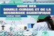 GUIDE DES DOUBLE-CURSUS ET DE LA RECHERCHE SCIENTIFIQUE