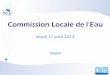 Commission Locale de l’Eau