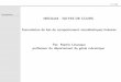 Introduction MEC6418 - NOTES DE COURS Formulation de lois 
