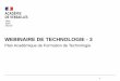 WEBINAIRE DE TECHNOLOGIE - 3
