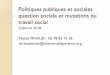 Politiques publiques et sociales question sociale et 