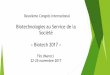 Biotechnologies au Service de la Société « Biotech 2017
