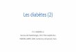 Les diabètes (2)