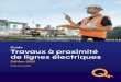 Guide pour les travaux à proximité de lignes électriques