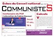 Échos du Conseil national (pp. 3 et 4)