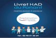 Livret HAD du Ponant - Clinique Pasteur-Lanroze