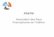 FRATRI - Fédération Française de Triathlon - F.F.TRI
