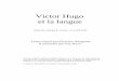 COMMUNICATION CERISY - Victor Hugo et la langue