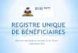 REGISTRE UNIQUE DE BENEFICIAIRES